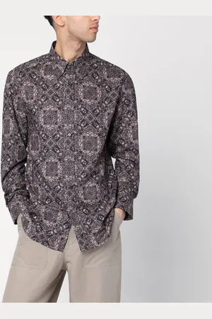 Brunello Cucinelli Paisley print cotton shirt