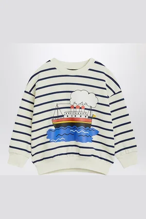 Mini Rodini Cotton striped ferry sweatshirt