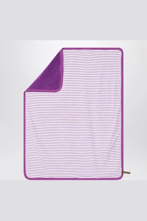 K-Way Set two reversible pieces striped white/purple