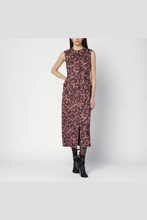 DRIES VAN NOTEN Midi dress with print
