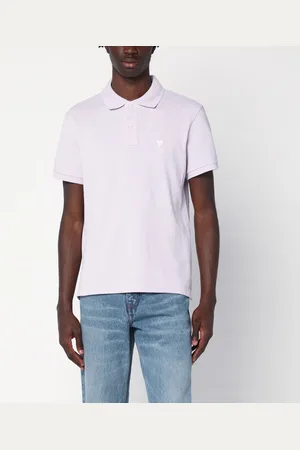 Ami Lilac Ami De Coeur Polo