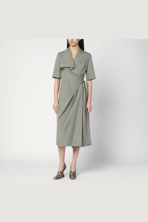 DRIES VAN NOTEN Draped midi dress