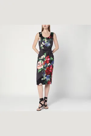 Dolce & Gabbana Black dress with floral print