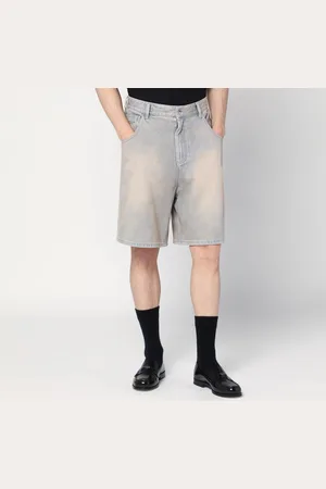 New Amsterdam Surf association Faded denim bermuda shorts