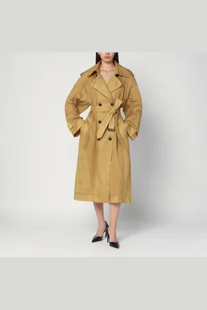 MKDT STUDIO Double-breasted Cici trench coat in ramie