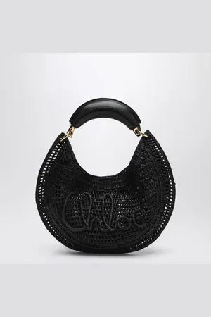Chloé Borsa Hobo Summer Banana in rafia