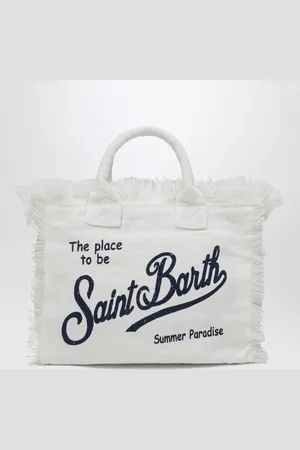 MC2 SAINT BARTH Colette bag cream colour in canvas