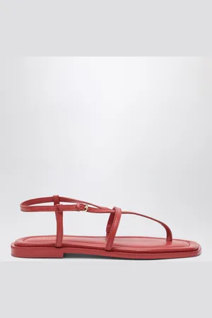 A.Emery The Remly Sandals cherry-coloured in leather