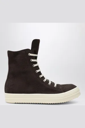 Rick Owens Dark dusty grey vegan sneakers
