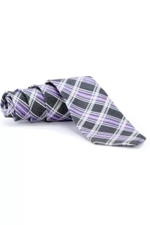Valoria SA Men Neckties - And Grey Silk Pictures Tie