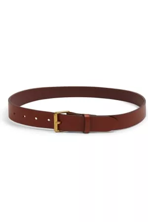 Burrows & Hare Men Belts - Bridle Leather Belt - Tan