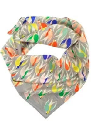 Elvira Van Vredenburgh Designs Women Scarves - Silk Scarf Birds In Flight