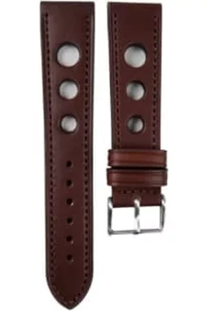 Black Bough Men Watches - Brown Leather Rally Watch Strap