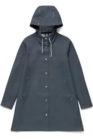 Stutterheim Women Rainwear - Charcoal Womens Mosebacke Raincoat