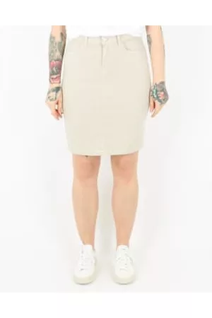 Basicapparel Women Denim Skirts - Khaki Eve Denim Skirt