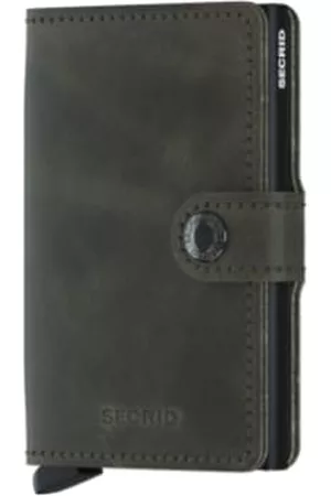 Secrid Men Wallets - Olive Black Vintage Miniwallet