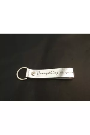 SARAH Women Keychains - Everything’s Going To Be Alright Leather Keyring