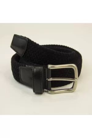 40 Colori Men Belts - Solid Elasticated Velvet Belt