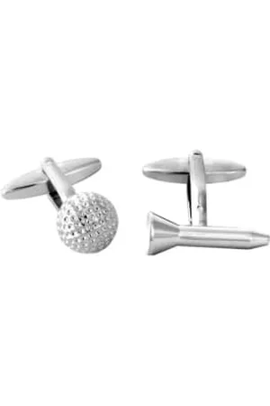 Dalaco Men Watches - Golf Cufflinks - Silver