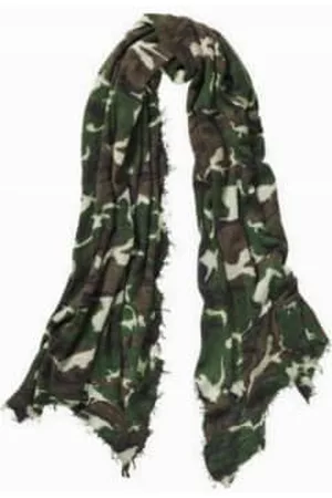 PUR SCHOEN Women Winter Scarves - Camouflage Hand Felted 100% Cashmere Soft Scarf + Gift