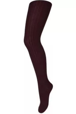 MP Activewear Women Stockings - Burgundy Rib Wool Tights