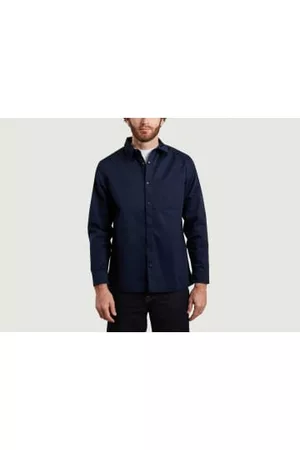 M.C.Overalls Men Casual Shirts - Navy Oversize Shirt With Pocket