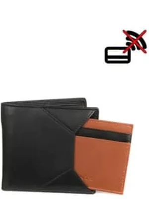 Dents Men Wallets - & Tan Hybrid Leather Wallet