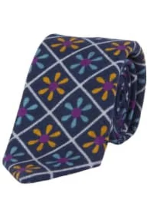 40 Colori Men Neckties - Propeller Printed Wool And Silk Tie