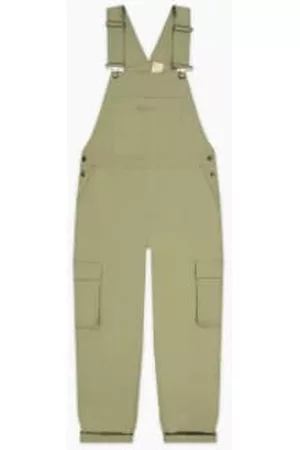 Champion Men Dungarees - Woven Utility Dungarees Olive