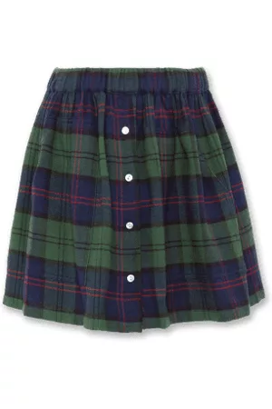 AO76 Women Midi Skirts - Baba Button Skirt