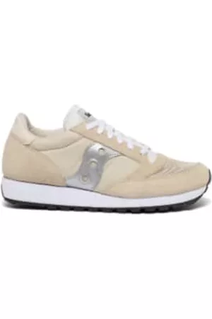 Saucony Vintage T-Shirts - Unisex Jazz Original Vintage Tan/White/Silver Shoes