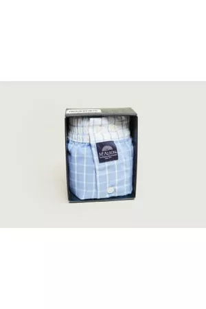 McAlson Men Boxer Shorts - And White Chequered Boxers