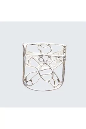 AARVEN Women Rings - Silver Lace Bumble Bee Ring