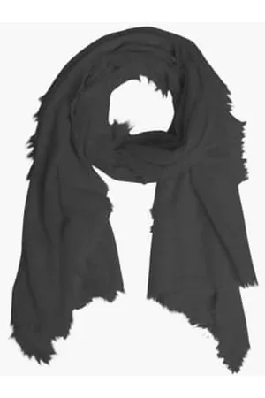 PUR SCHOEN Women Winter Scarves - Hand Felted Cashmere Soft Scarf Anthracite + Gift