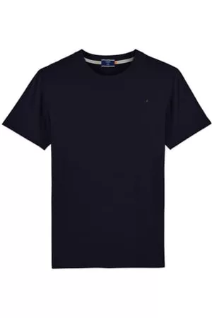 Superdry Men Vintage T-Shirts - Rich Navy Orange Label Vintage Embroidery T Shirt