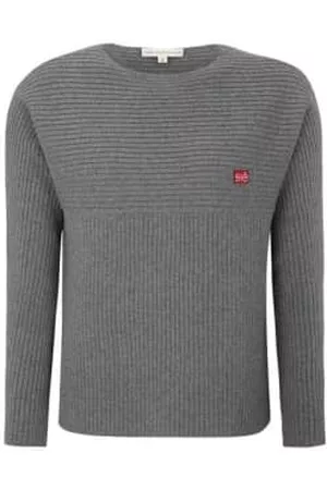 Esmé Studios Women Long Sleeved Shirts - Peyton Knit Long Sleeve Jumper Sweater Melange