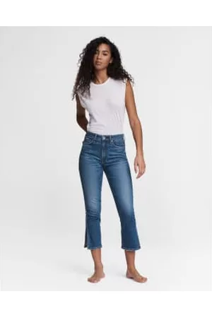 RAG&BONE Women High Waisted Jeans - Nina High Rise Ankle Flare Julienne Jeans