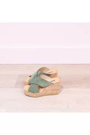 220V Women Sandals - Cork Sandal