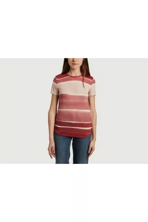 Majestic Women T-Shirts - Striped T Shirt