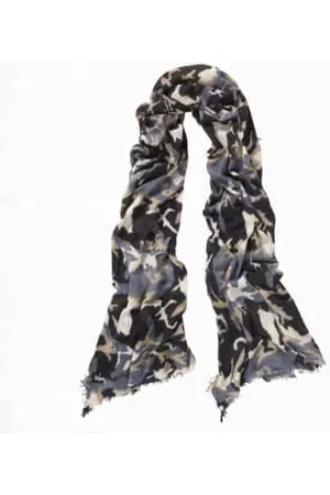 PUR SCHOEN Women Winter Scarves - Hand Felted Cashmere Soft Scarf Camouflage + Gift
