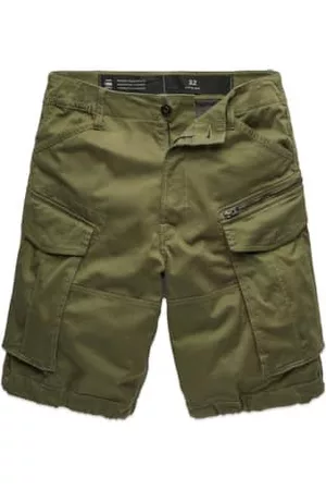 G-Star Men Cargo Pants - Rovic Zip Relaxed Cargo Shorts Sage