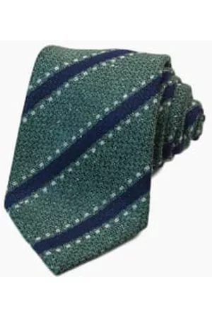 40 Colori Men Neckties - Striped Silk and Wool Tie