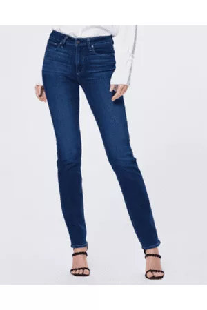 Paige Women High Waisted Jeans - Hoxton High Rise Straight Jeans Brentwood