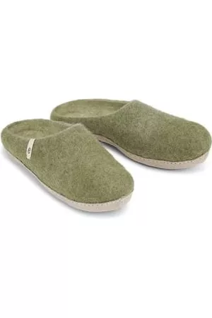 Egos Women Slippers - Hand-made Moss Felted Wool Slippers