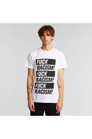 Dedicated Men T-Shirts - Fuck Racism Stockholm T Shirt