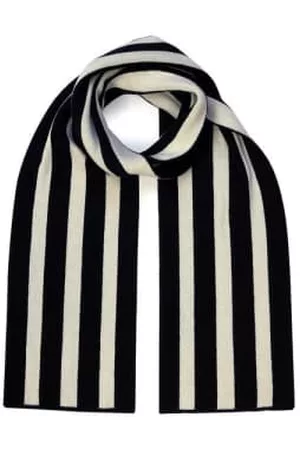 INGMARSON Men Winter Scarves - Stripes Wool Cashmere Scarf
