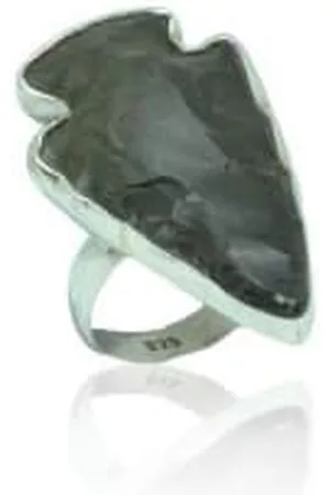 WINDOW DRESSING THE SOUL Men Rings - Wdts 925 Silver Agate Arrowhead Ring