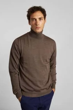 L'exception Paris Men Turtleneck Sweaters - Merino Wool Turtleneck Jumper
