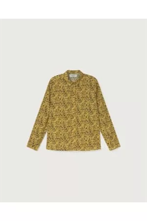 Thinking Mu Women Blouses - Chamomile mustard print blouse