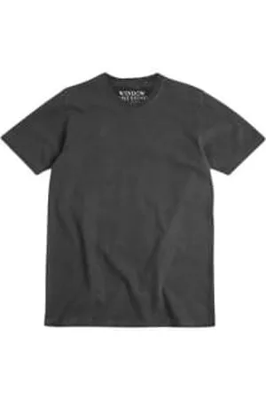 WINDOW DRESSING THE SOUL Women T-Shirts - Wdts Heavyweight T Shirt Distressed Charcoal